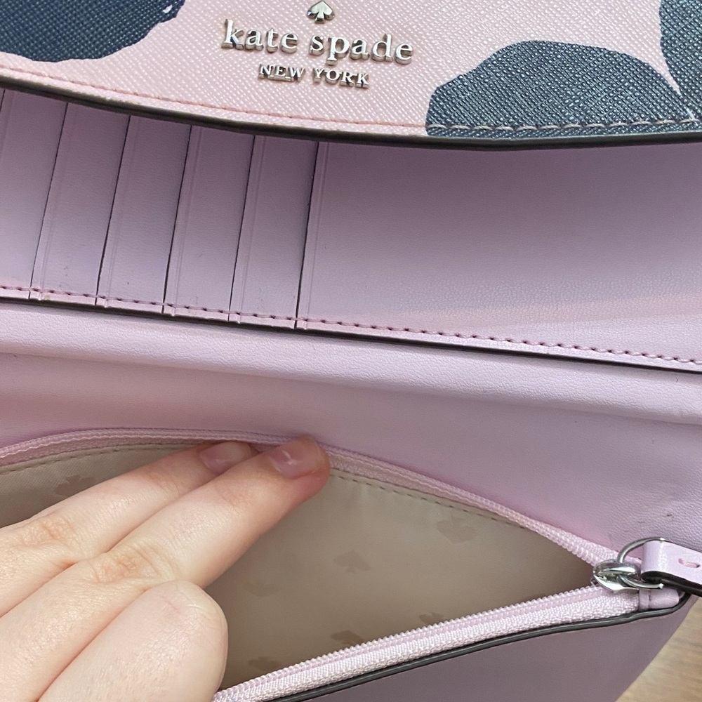 Kate Spade Black and Pink Floral Crossbody Bag - Picture 12 of 12